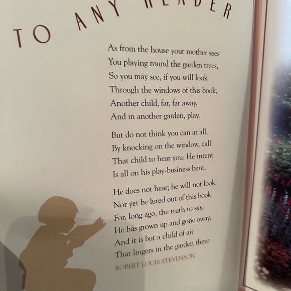 Thomas Kinkade ”A Child’s Garden of Verses”1999.Book First Edition! - Picture 6 of 11